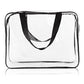 3Pcs Crystal Clear PVC Travel Toiletry Bag Kit for Women Men