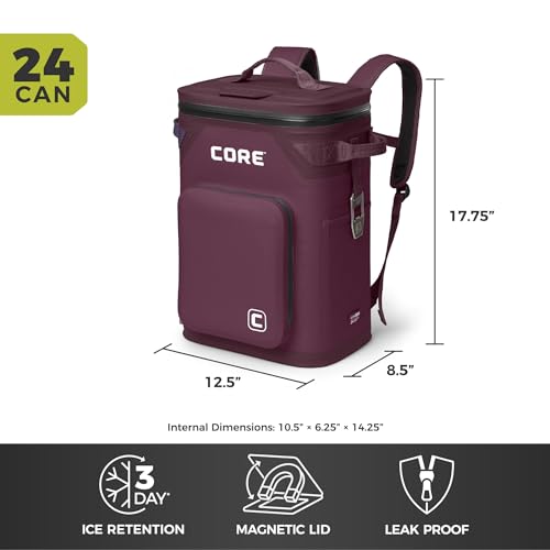 Magnetic Leak Proof 24 Can Soft Cooler with Waterproof Zipper