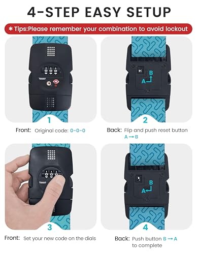 Travelkin Luggage Straps TSA Approved