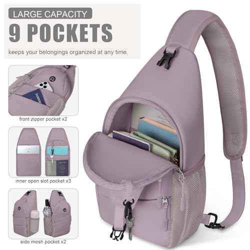 Crossbody Bags for Women Men Trendy Sling Bag Backpack Chest Bag