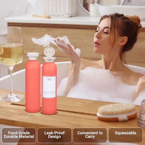 Travel Shampoo Bottle (4 Count)