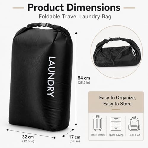 Compression Travel Laundry Bag for Dirty Clothes