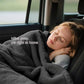 Large Soft Travel Blanket and Inflatable Pillow Set