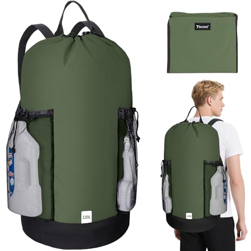 2PK 120L Laundry Bag Backpack (2 Count)