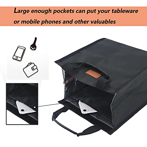 Lunch Bags for Women Insulated Reusable Lunch Tote with Internal Pocket