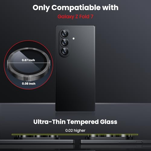 for Z Fold 7 Camera Lens Protector Case Cover