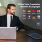 Offline AI Translator Earbuds M3 Language Translator Device Translation Earbuds Real Time Support 144 Languages No Subscription Required