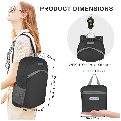 35L Foldable Waterproof Backpack For Outdoor Sports With Inside Wet Clothes Compartment Packable For Multiple Uses Ultra Lightweight Ideal For Hiking Men And Women Travel