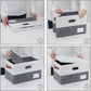 Foldable Storage Bins with Lids [3 (3 Count)