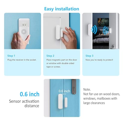 Wireless Door Chime (7 Count)