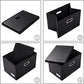 Large Stackable Storage Boxes with Lids [5