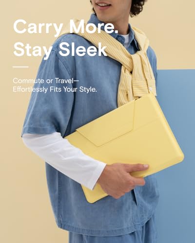 Laptop Carry Sleeve with Stand &Smart Storage for 16" Laptop for Work