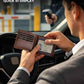 Wallet for Men RFID Blocking Genuine Leather Mens Wallets Bifold with 1 ID Window 15 Card Slots coffee brown