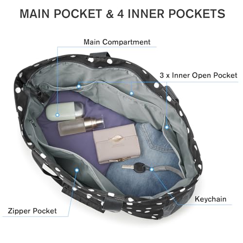 Beach Bag Waterproof Sandproof Large Capacity Foldable for Women