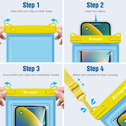 Waterproof Phone Pouch Floating [Up to 8.5''] (2 Count)