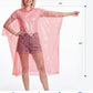 Disposable Adult Rain Ponchos Clear Emergency Raincoat (4 Count)