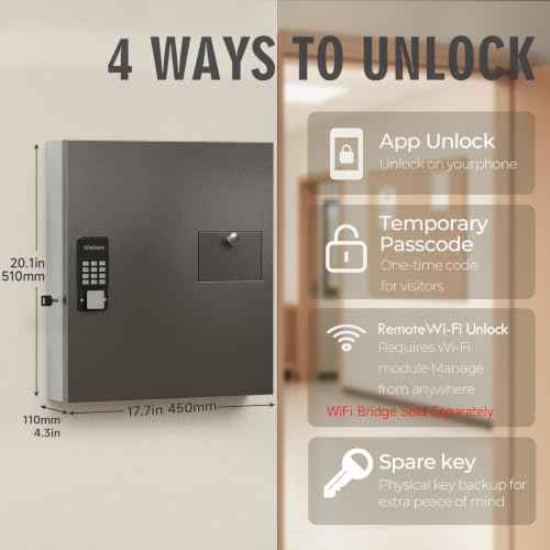 56 Key Lock Box with Key Drop Slot (56 Count)