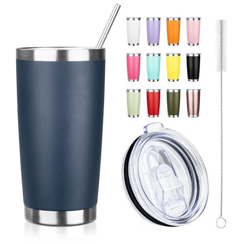 20oz Tumbler with Straw and Brush
