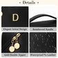 Initial Makeup Bag Personalized Gift for Women Teen Girls