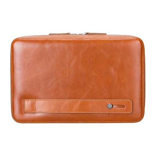 Medicine Handmade Leather Cable Organizer Bag