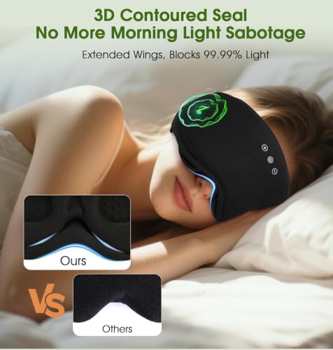 Bamboo Cotton Bluetooth Sleep Mask