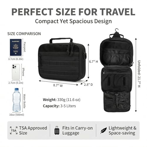 Tactical Toiletry Bag for Men