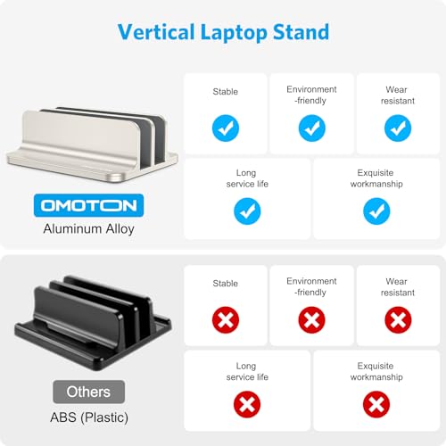 Dual Vertical Desk Laptop Stand Holder