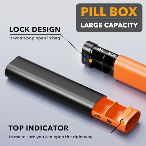 2 Pack Pill Organizer Box 7 Day