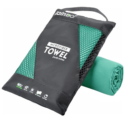 Microfiber Towel Quick Dry Camping & Travel & Gym Towel. Compact