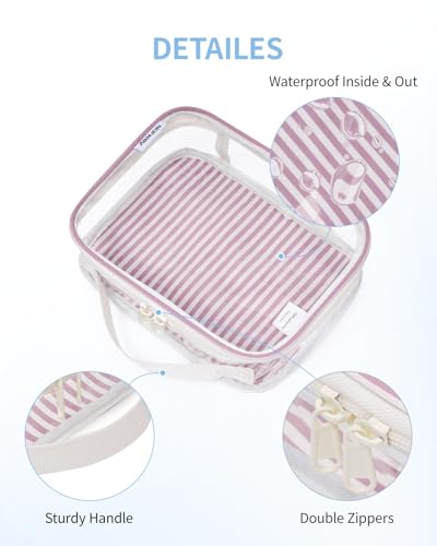 TSA Approved Clear Toiletry Bag for Travel