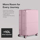 Checked Expandable Suitcase