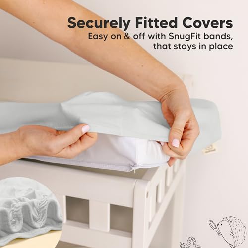 2 Pack Baby Changing Pad Cover for Girl (2 Count)