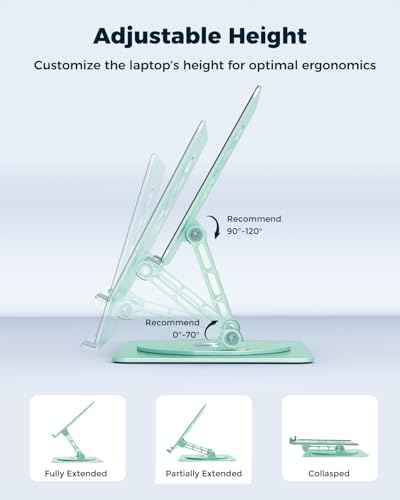 360° Rotating Laptop Stand for Desk