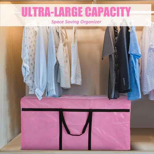 4 Pcs 96 Gallon Extra Large Moving Bags Heavy Duty Storage Bag (4 Count)