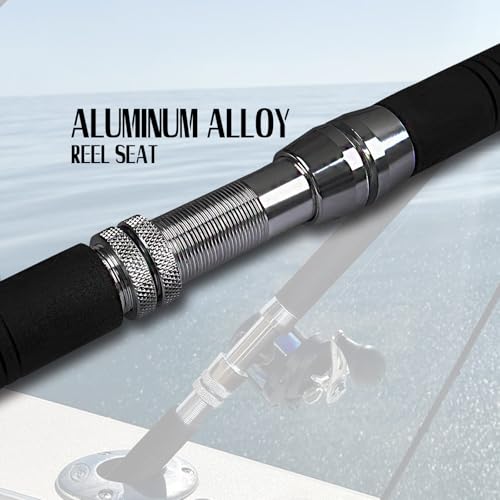 Saltwater Offshore Heavy Trolling Fishing Rod Big Game Conventional Boat Fishing Roller Rod Pole with All Roller Guides