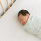 Neutral Hashtag Fitted Crib & Toddler Sheet