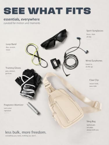 Sling Bag with Adjustable Straps Crossbody Chest Bag Lightweight Small Backpack for Casual Outdoor Traveling Hiking