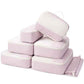 7 Set Striped Packing Cubes for Travel Carry on Suitcase