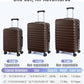 Luggage Sets 3 Pcs Suitcase with Wheels (3 Count)