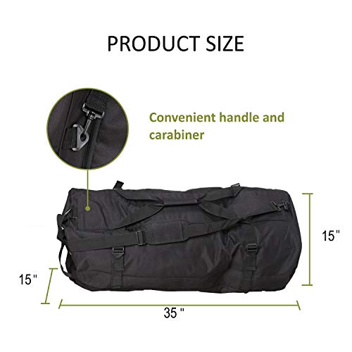 XXL Extra Large Backpack Odor Smell Proof Duffel Bag with Carbon Lining Water Resistant Luggage Smell Absorbing Bag Odor Absorbent for Hydroponics Use