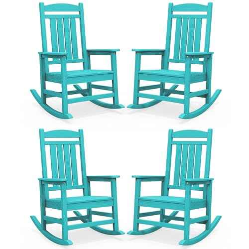 Outdoor Rocking Chair Set of 4 (4 Count)