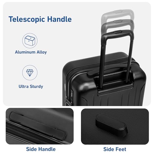 Luggage Sets 2 Piece Hardshell Suitcase with TSA Lock (2 Count)