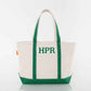 Medium Classic Personalized Monogram Canvas Tote Bag for Women