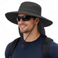UPF 50+ Wide Brim Sun Hat with Neck Flap