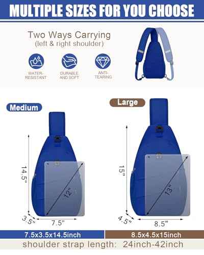 Crossbody Bags for Women Men Trendy Sling Bag Backpack Chest Bag