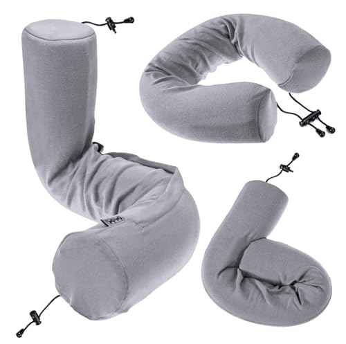 Twist Memory Foam Travel Pillow for Airplanes