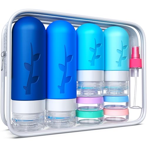 18pack Travel Bottles for Toiletries (19 Count)