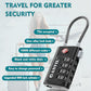 TSA Approved Luggage Locks with Search Alert Indicator (3 Count)