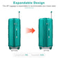28 Inch Luggage Expandable Suitcase with Spinner Wheels TSA Lock
