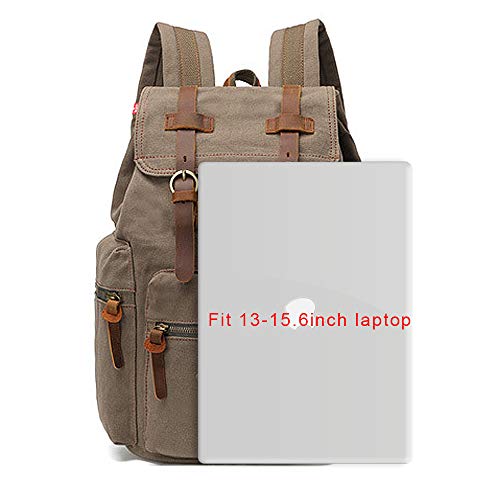 High Capacity Canvas Vintage Backpack